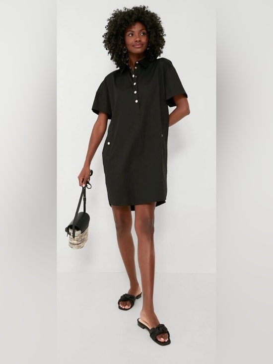 Pomander Place Dresses & Skirts - Pomander Place NEW Black Oakley Short Sleeve Relaxed Fit Mini Dress Size XS